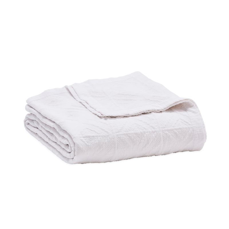 Stonewash White Blanket