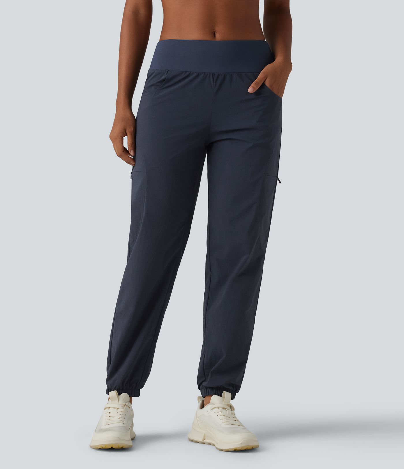 Jogging de randonnée taille basse avec poches