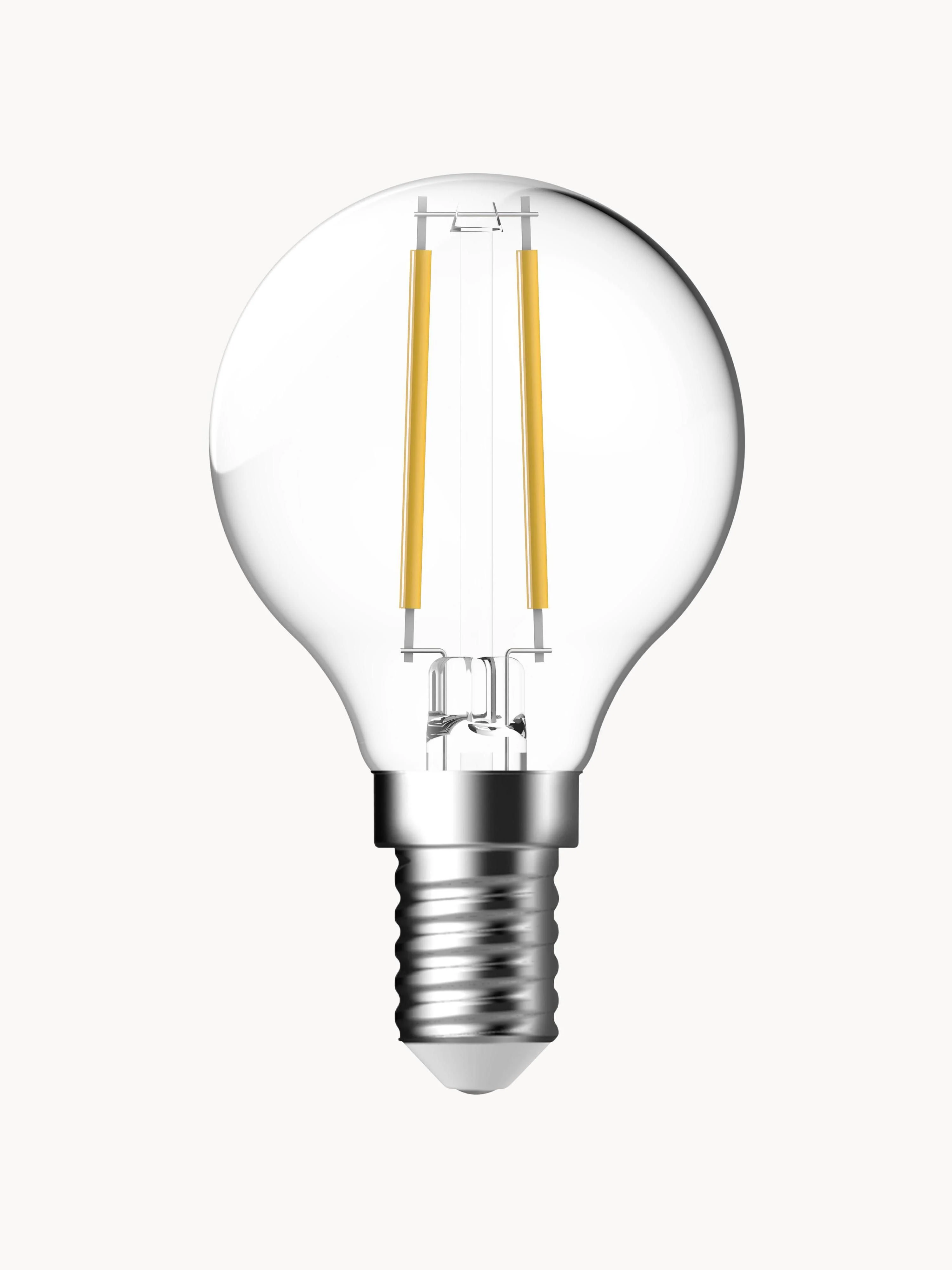 E14 Leuchtmittel, warmweiß, 2er-Set