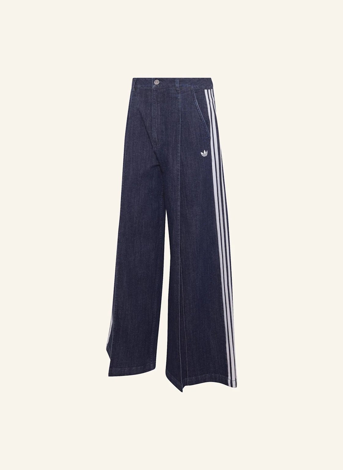 adidas Originals DENIM PLEATS HOSE, WEITES BEIN