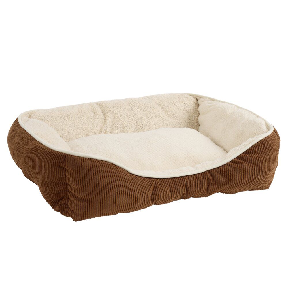 Couchage animal taille S coton flanelle beige et marron 45x60cm (2 modèles)