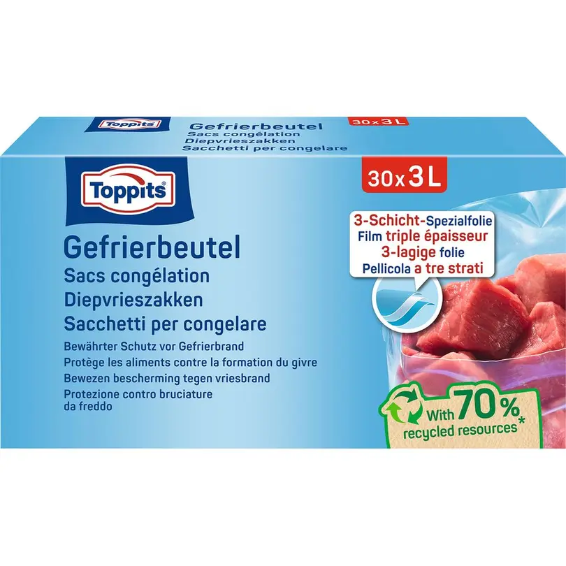 Frischhaltebeutel 30er-Set Toppits