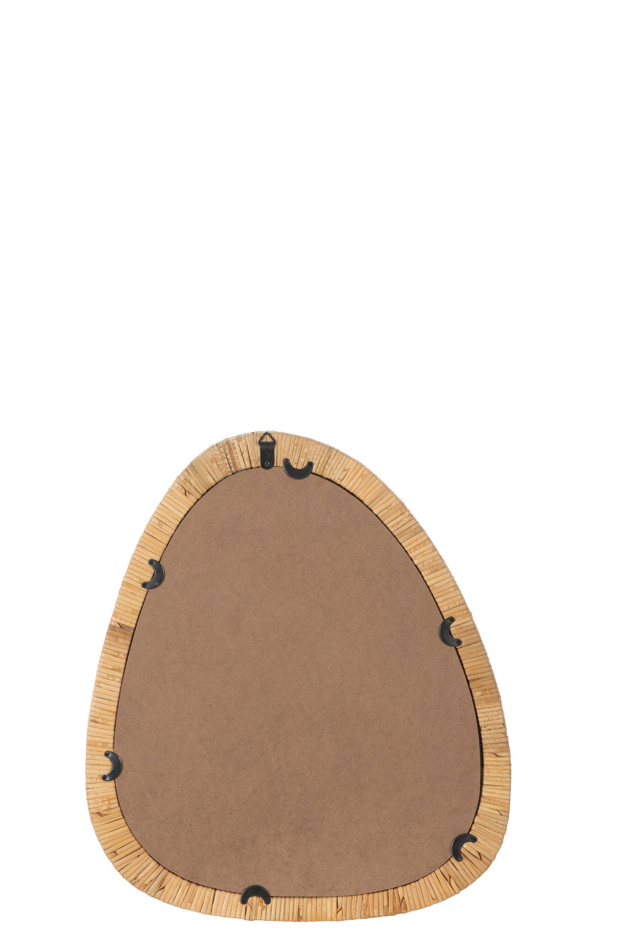 J-Line spiegel Paille - jute glas - naturel - small - 54 x 46.5 cm
