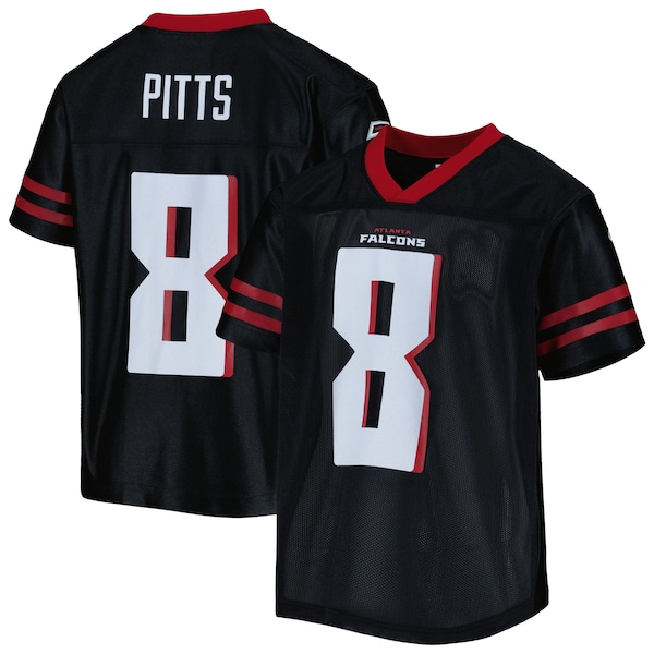 Youth Kyle Pitts Black Atlanta Falcons Team Replica Jersey