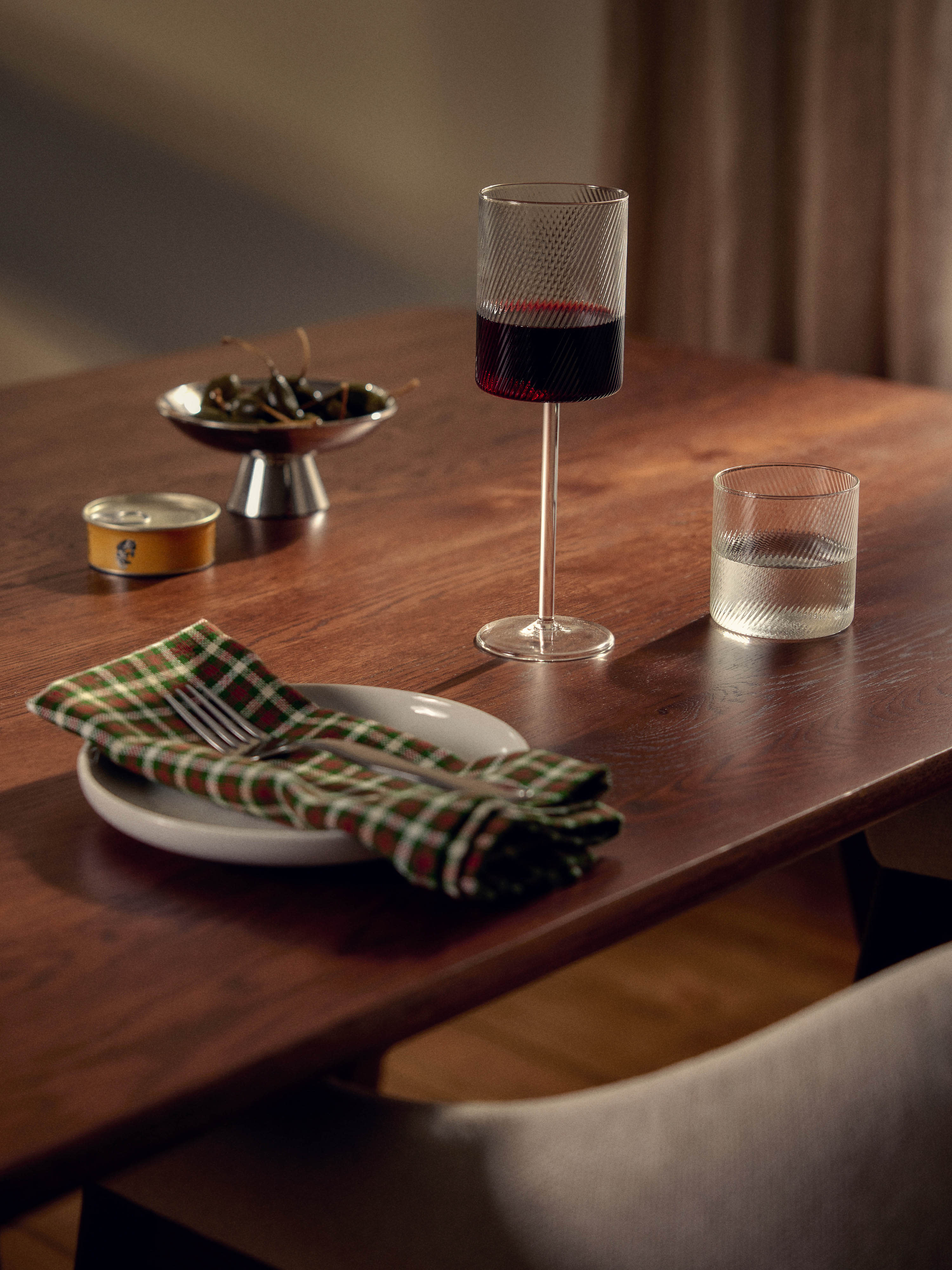 Mundgeblasene Rotweingläser Limon, 4er-Set
