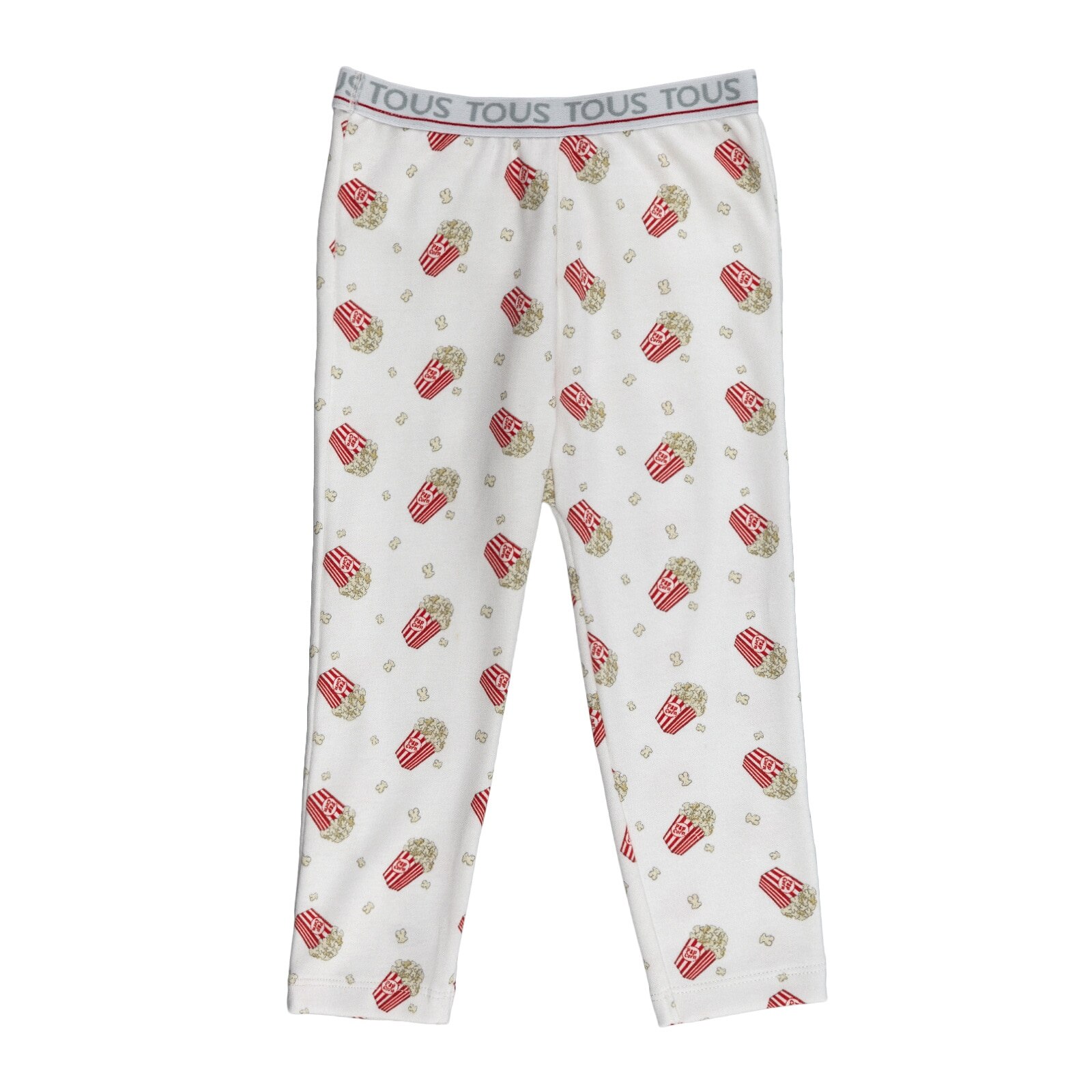 Pijama Party Pop Corn Azul Celeste