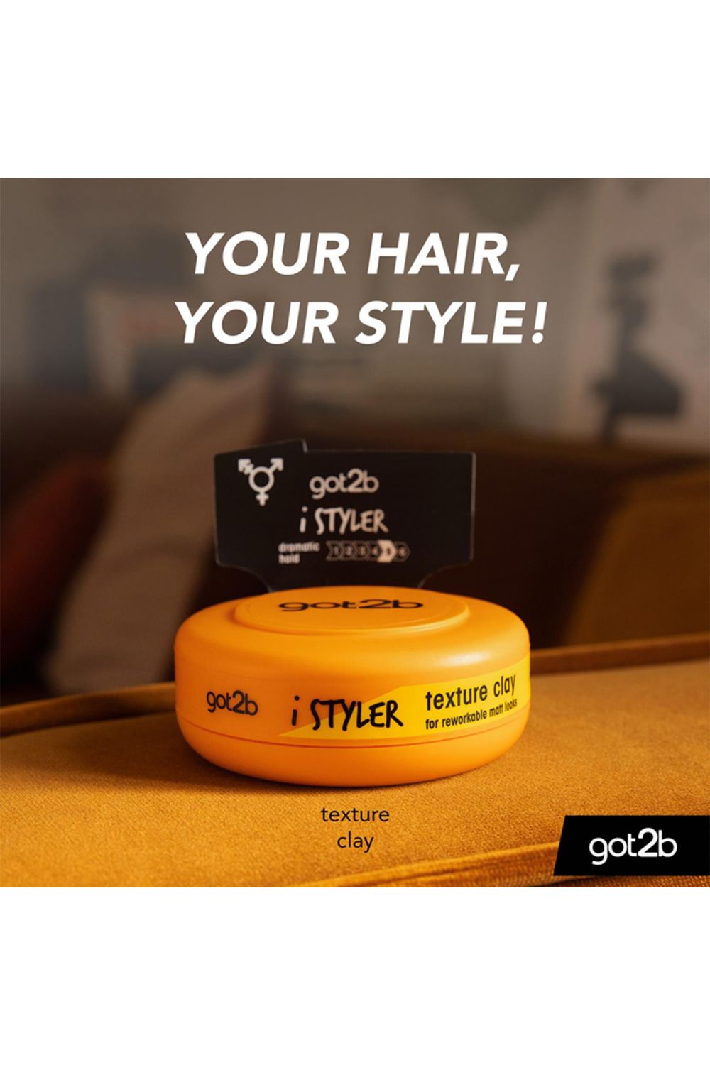 got2b iStylers Texture Hair 'Clay' 6x75ml