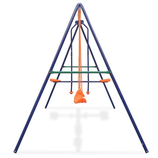 NNEVL Swing Set with 4 Seats Orange