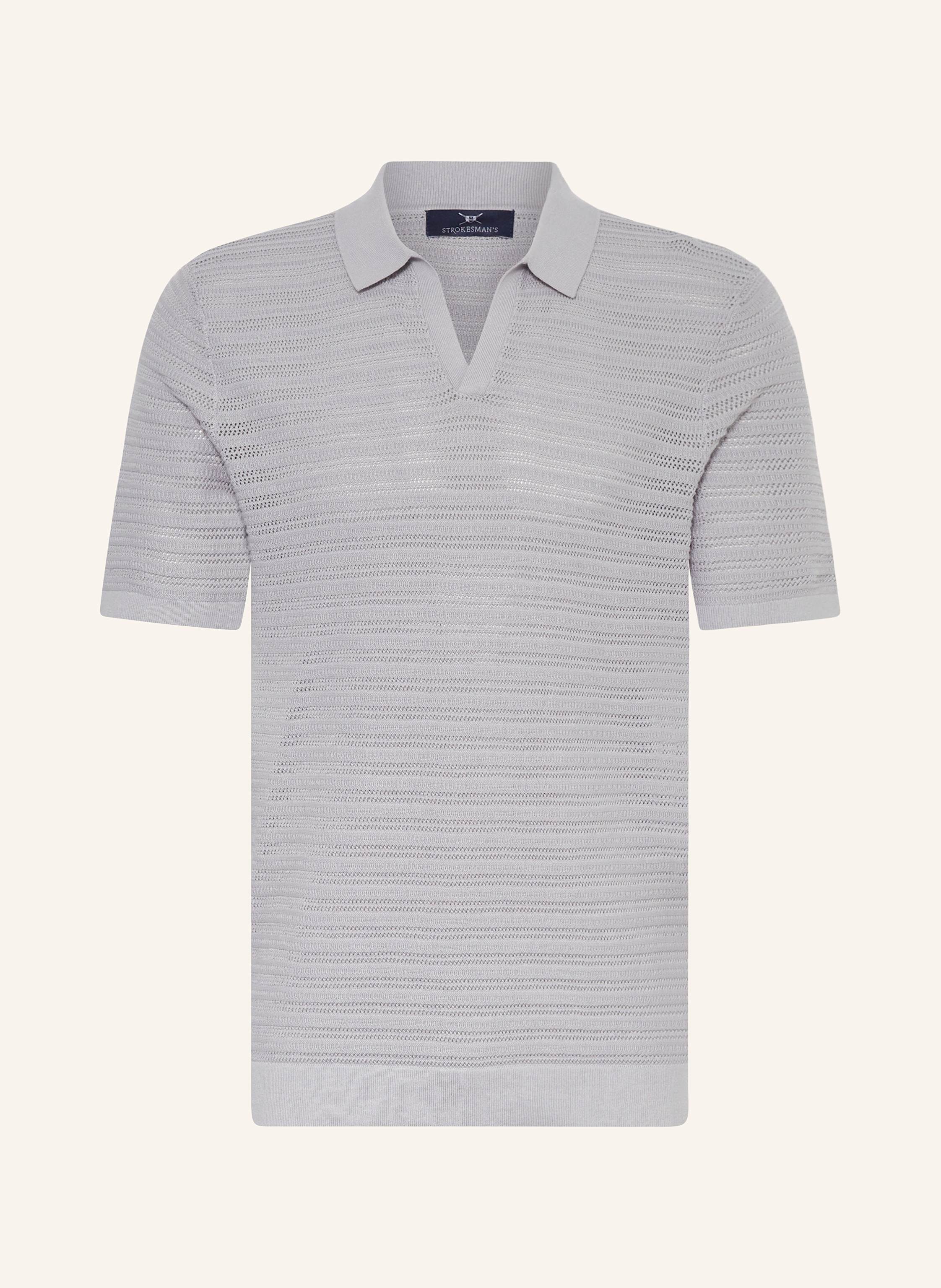 STROKESMAN'S Strick-Poloshirt