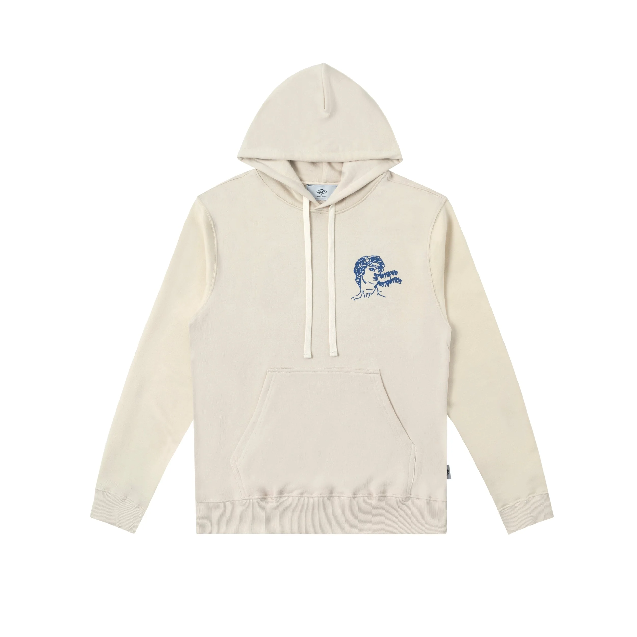 Sanjo Antique Aesthetique Hoodie // Ecru