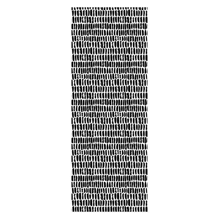 NERO - Lé unique vertical 100x270 cm