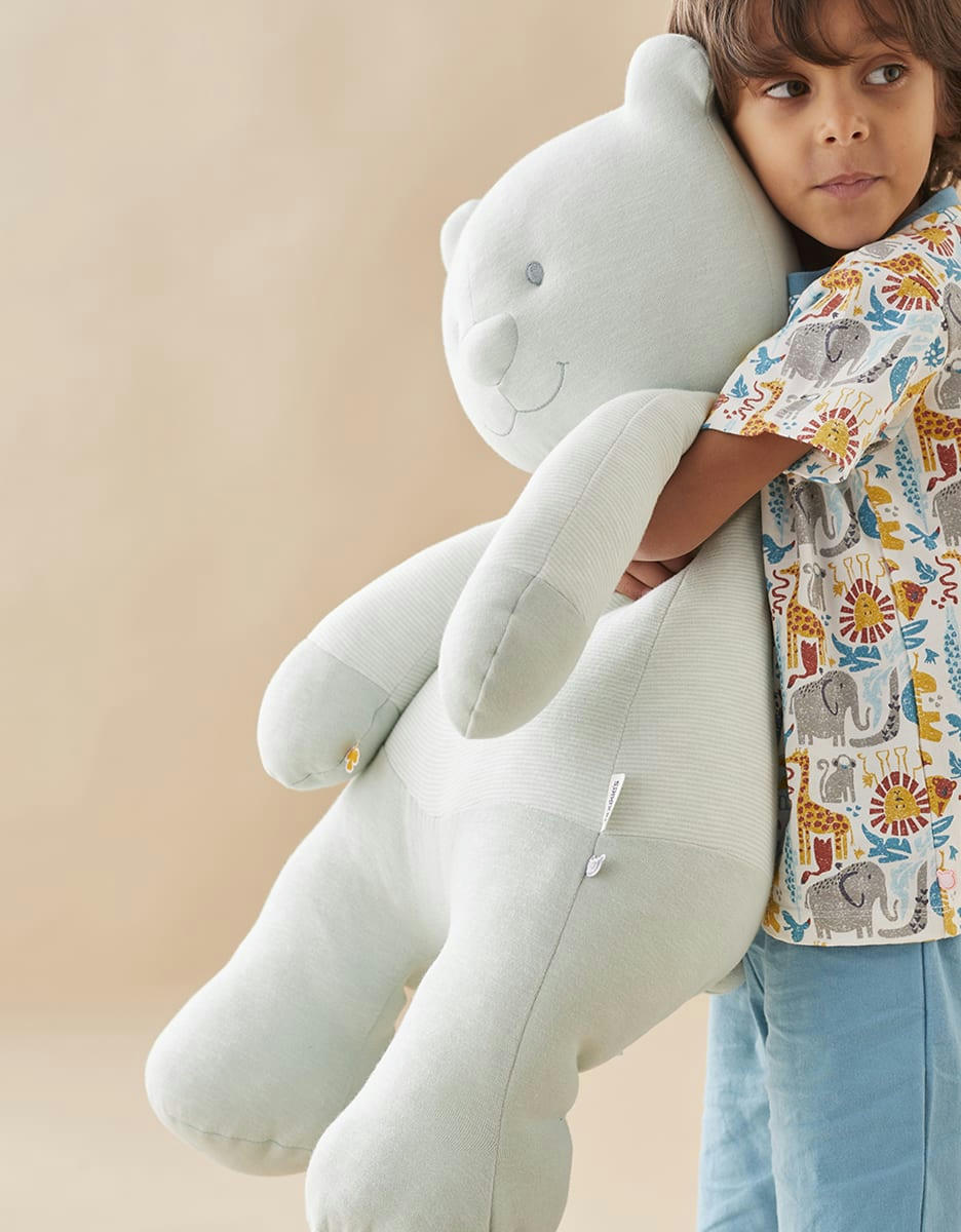 - Peluche coton BIO 70cm Nouky