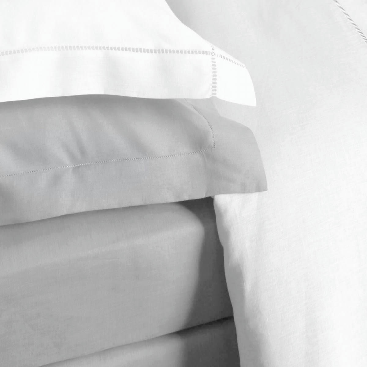 MAINE - Drap housse en lin naturel 180x200