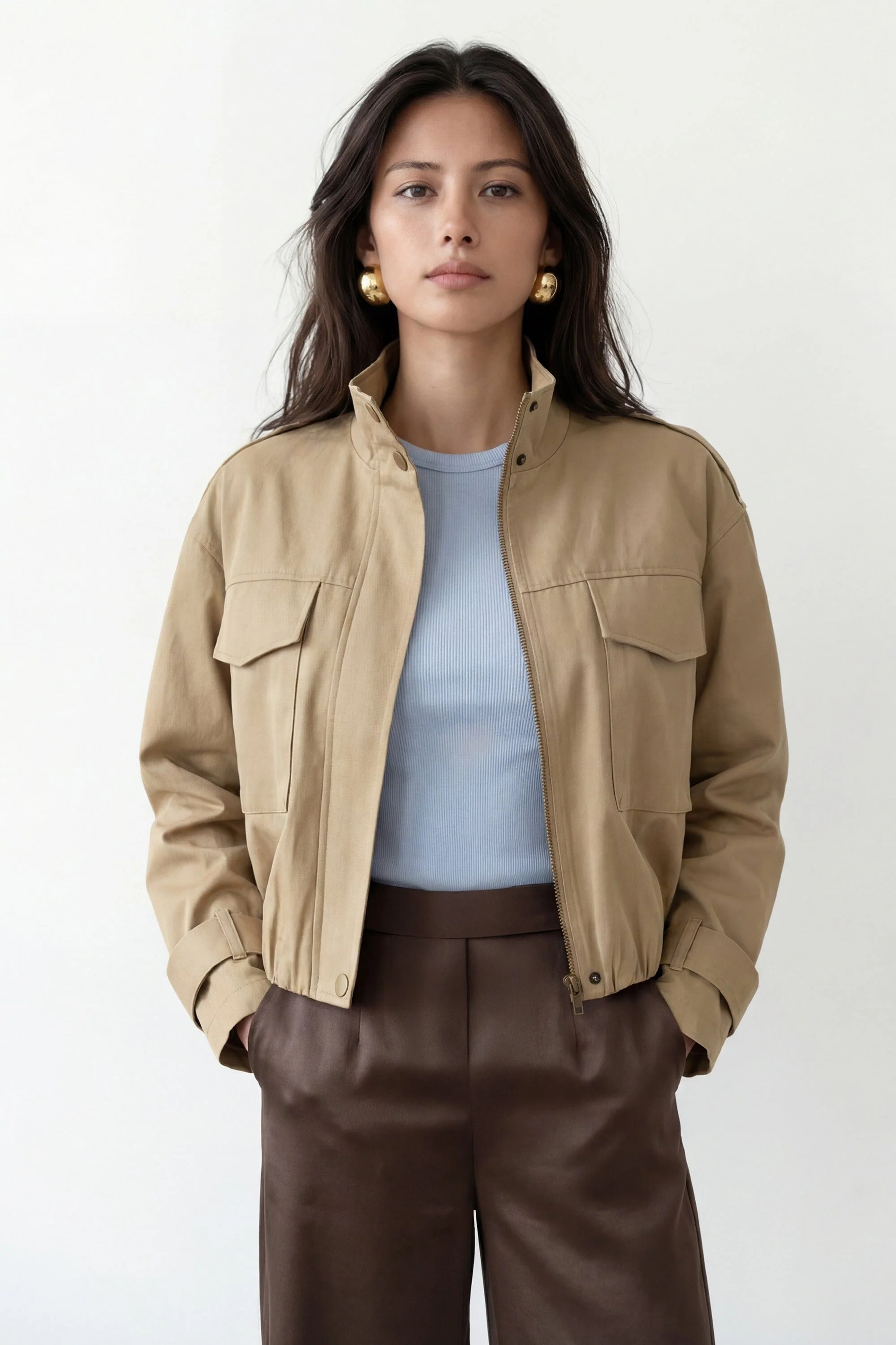 VESTE SPORTSWEAR - CASIM - BEIGE