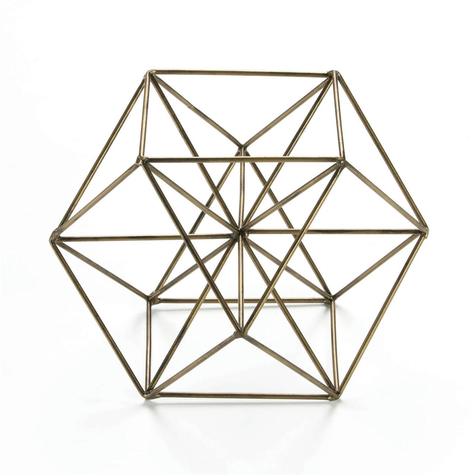 DEVEYS - Sculpture Métal Or