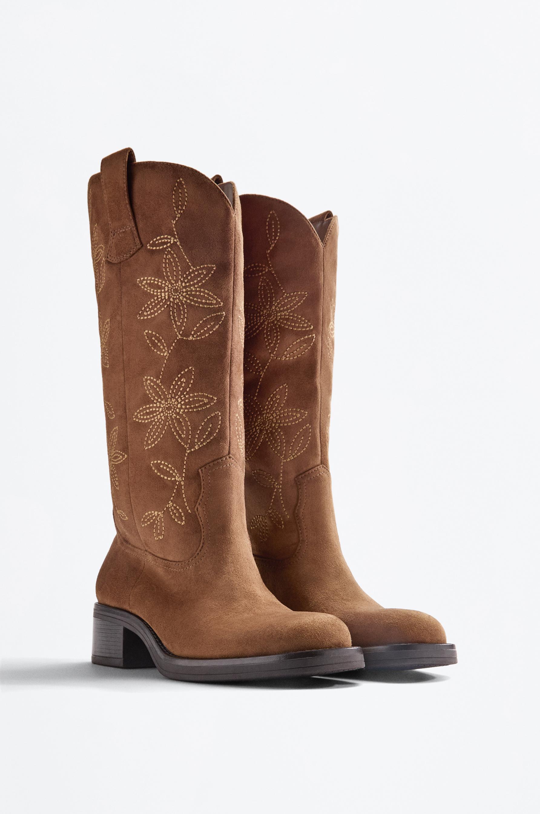 Bota campera pespunte
