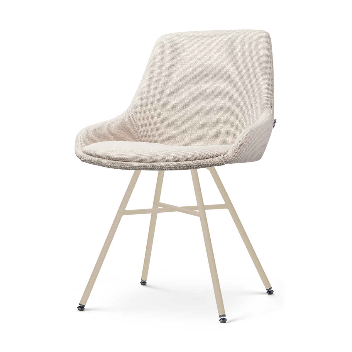 Nolon Noa-Isa eetkamerstoel beige - beige onderstel