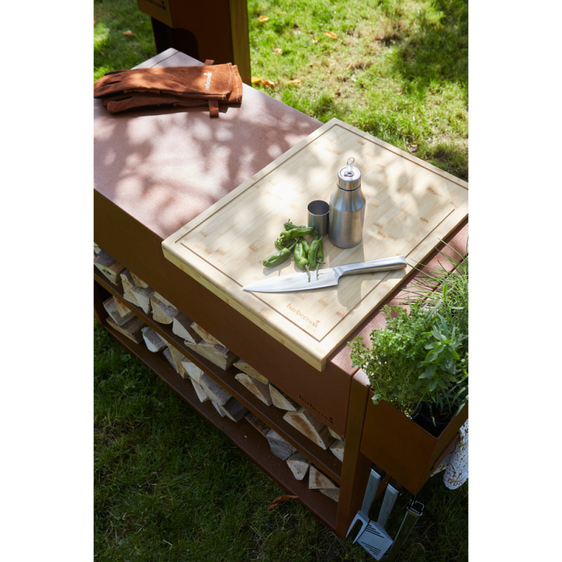 Planche à découper en bambou pour barbecue Nestor Island 60 x 40 x 4 cm BARBECOOK