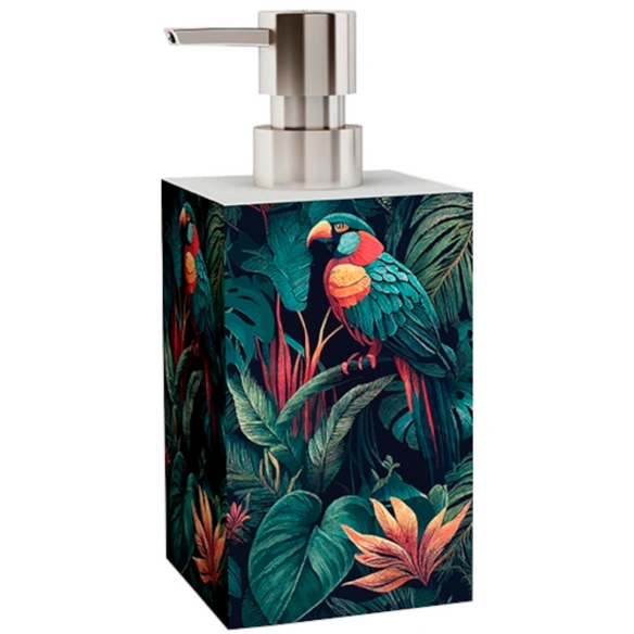 Bad-Accessoire-Set »Exotic«, Grün, Rechteckig