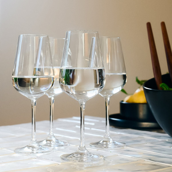Zestaw kieliszków BRILLIANT do wina białego, 4 szt. 0.36 l HOMLA