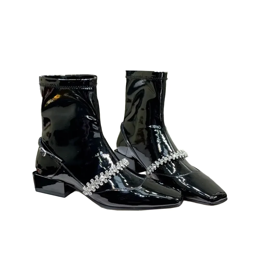 Jimmy Choo Simple High-powered Ankle Boots Slide Sandal