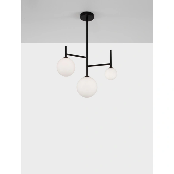 Deckenleuchte »Licato «, LED, 3-flammig, schwarz/weiß