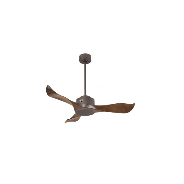 Modulo Regular Exterior - un ventilateur pour extérieur IP44, DC 106 cm Chocolat pales abs marron sans Lumière10 à 20 m²