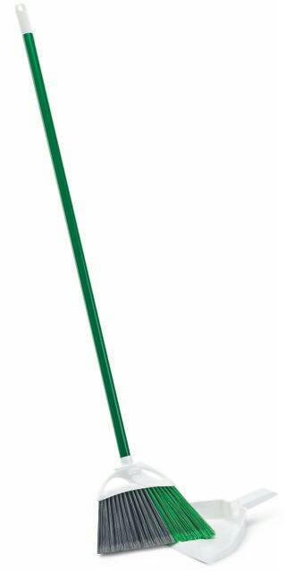 Libman Precision Indoor / Outdoor Angle Broom with Dustpan