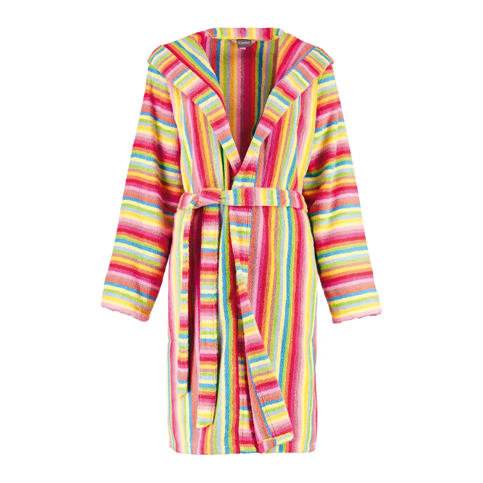 Kapuzenbademantel Lifestyle-Stripes
