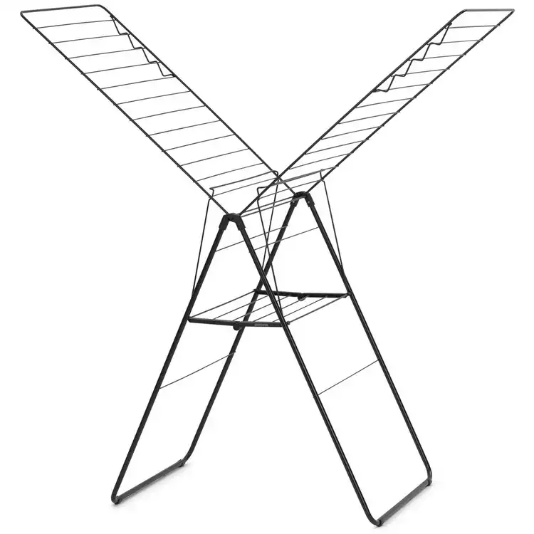 Brabantia 25m Hang On Clothes Airer - Black