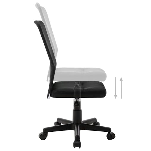 NNEVL Office Chair Black 44x52x100 cm Mesh Fabric