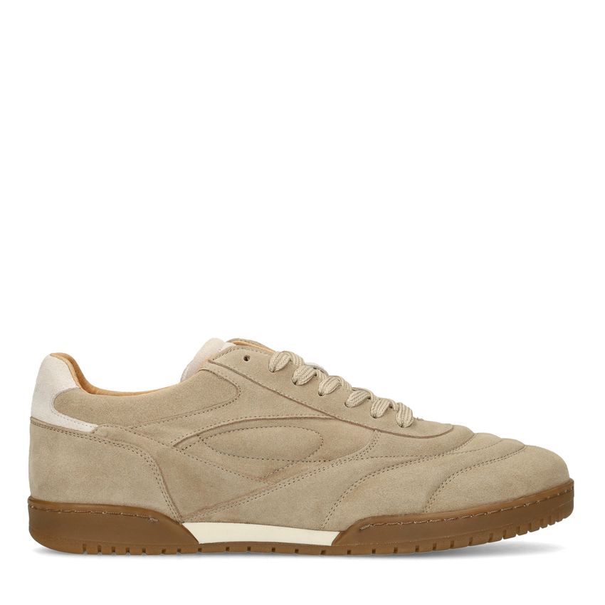 Manfield Beige suède sneakers