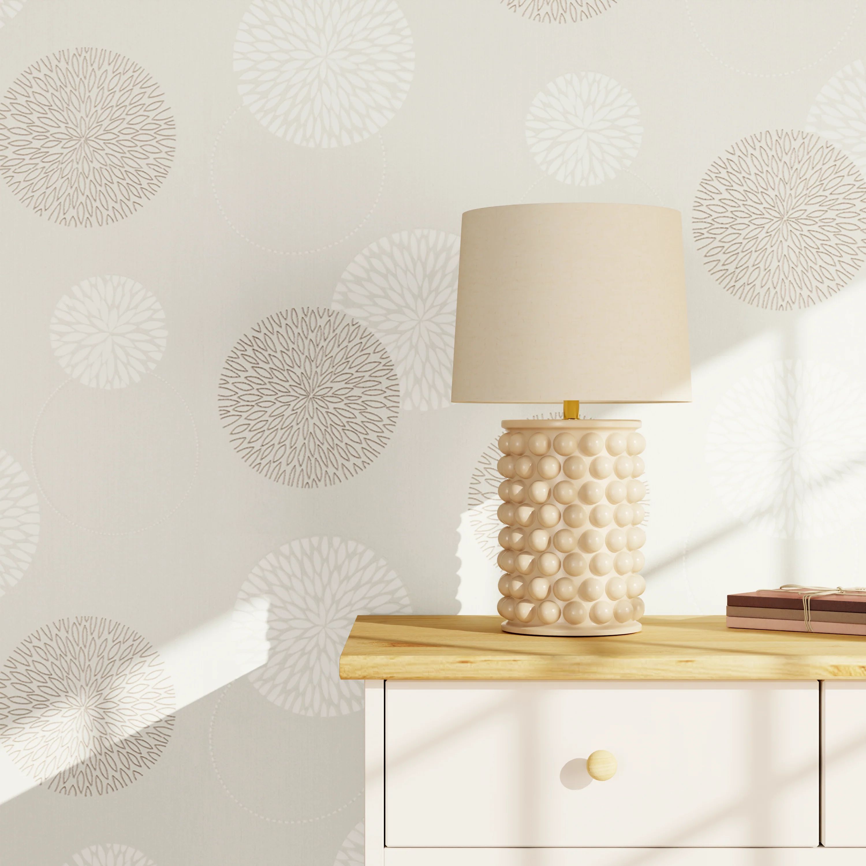 Papier peint intissé SPOT coloris blanc