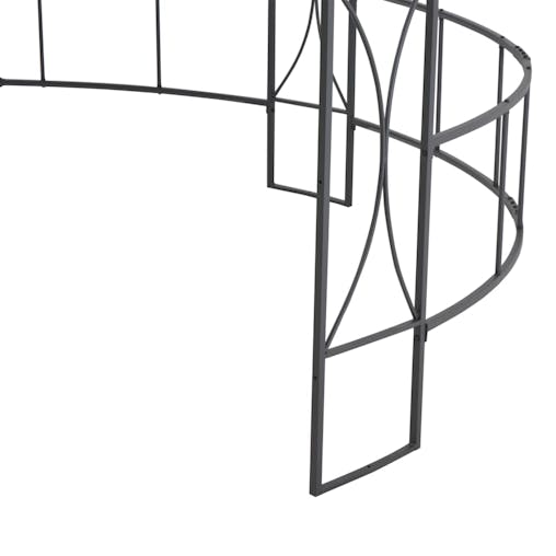 NNEVL Gazebo 300x290 cm Anthracite Round