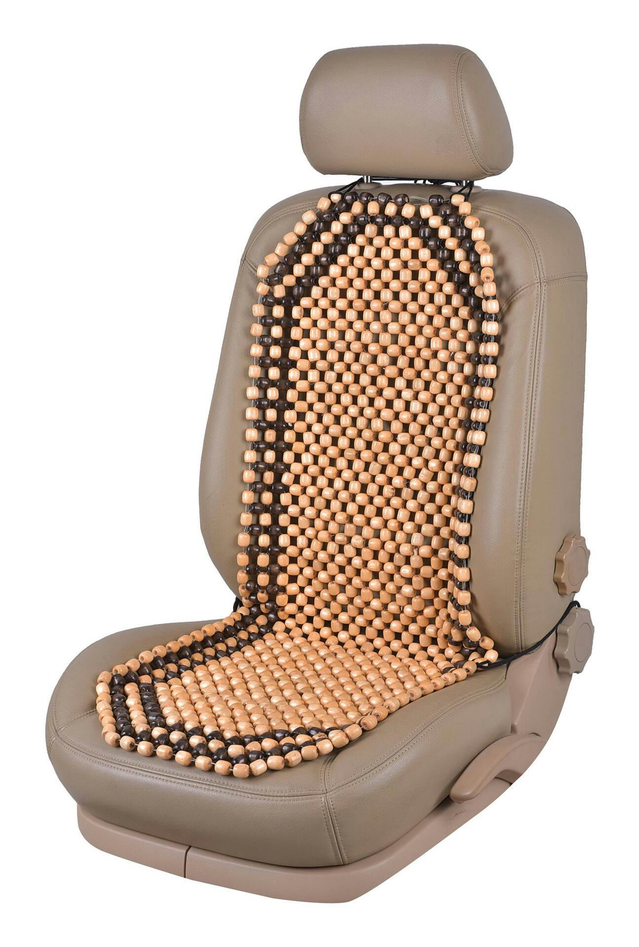 AutoTrends Wood Beaded Full Seat Cushion