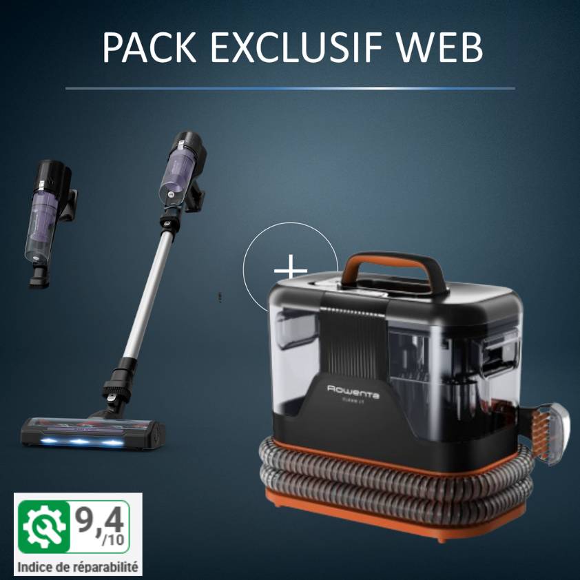 Pack Exclusif Web - Clean it   Aspirateur Balais X-Force 5.80