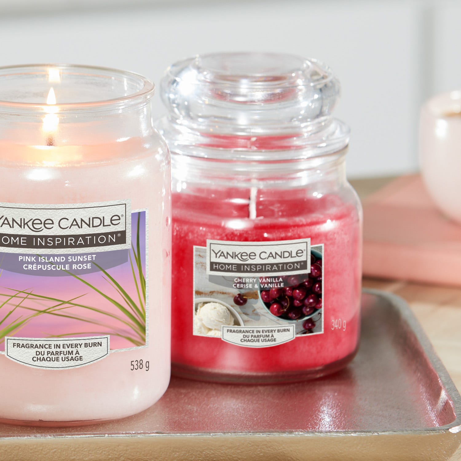 Cherry Vanilla, candela in giara media Yankee Candle