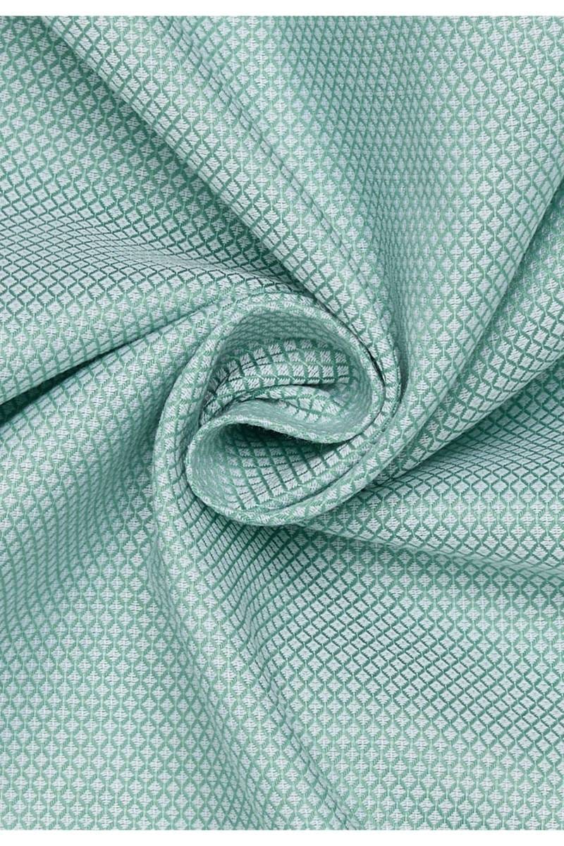 ETERNA Comfort Fit Dynamic Cotton Hemd hellgrün, Strukturiert (super langer Arm)