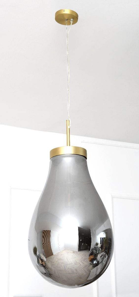Lampa wisząca Flame Smoky XL 40x40x160 cm