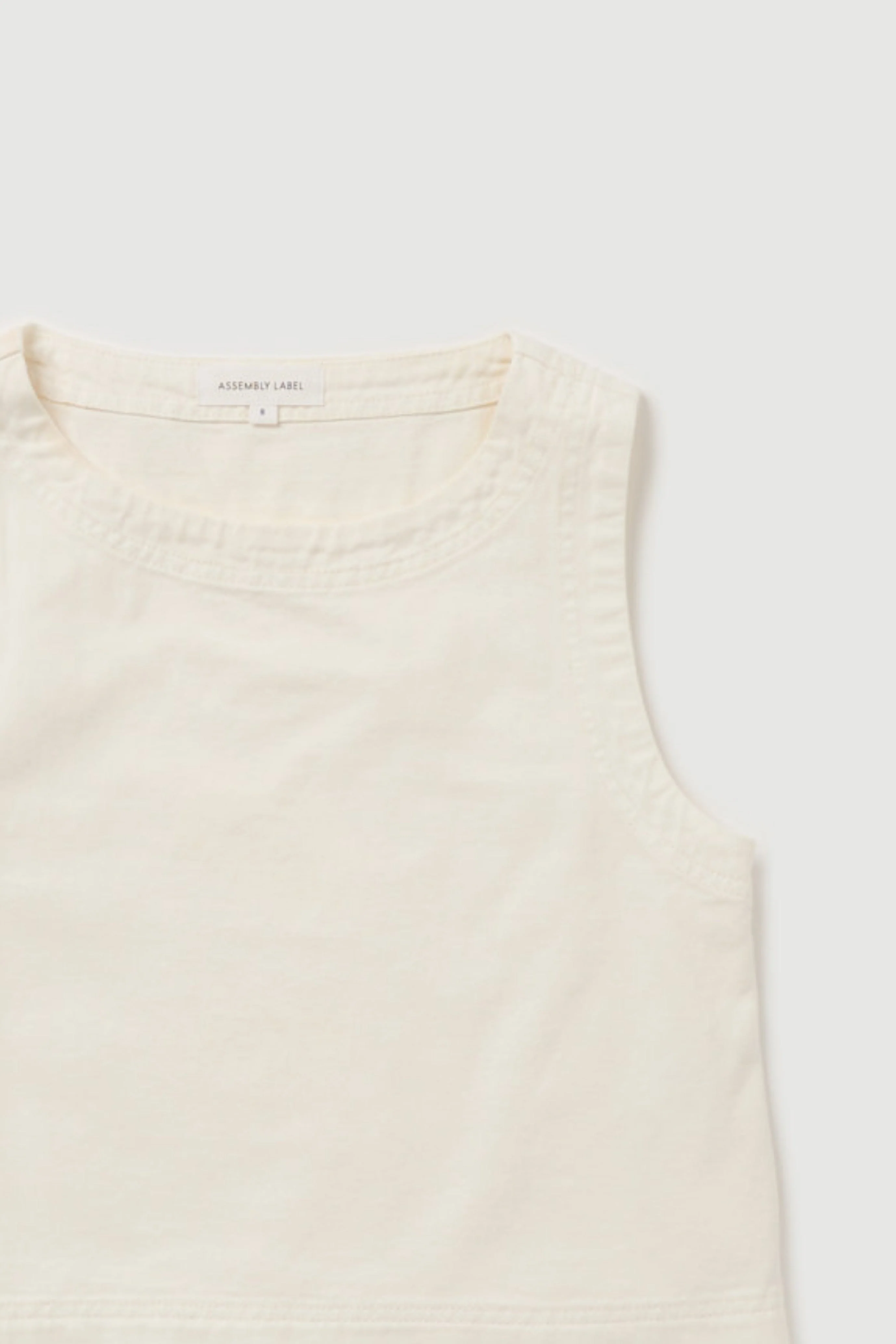 Re-Worn Womens Cotton Textured Tank