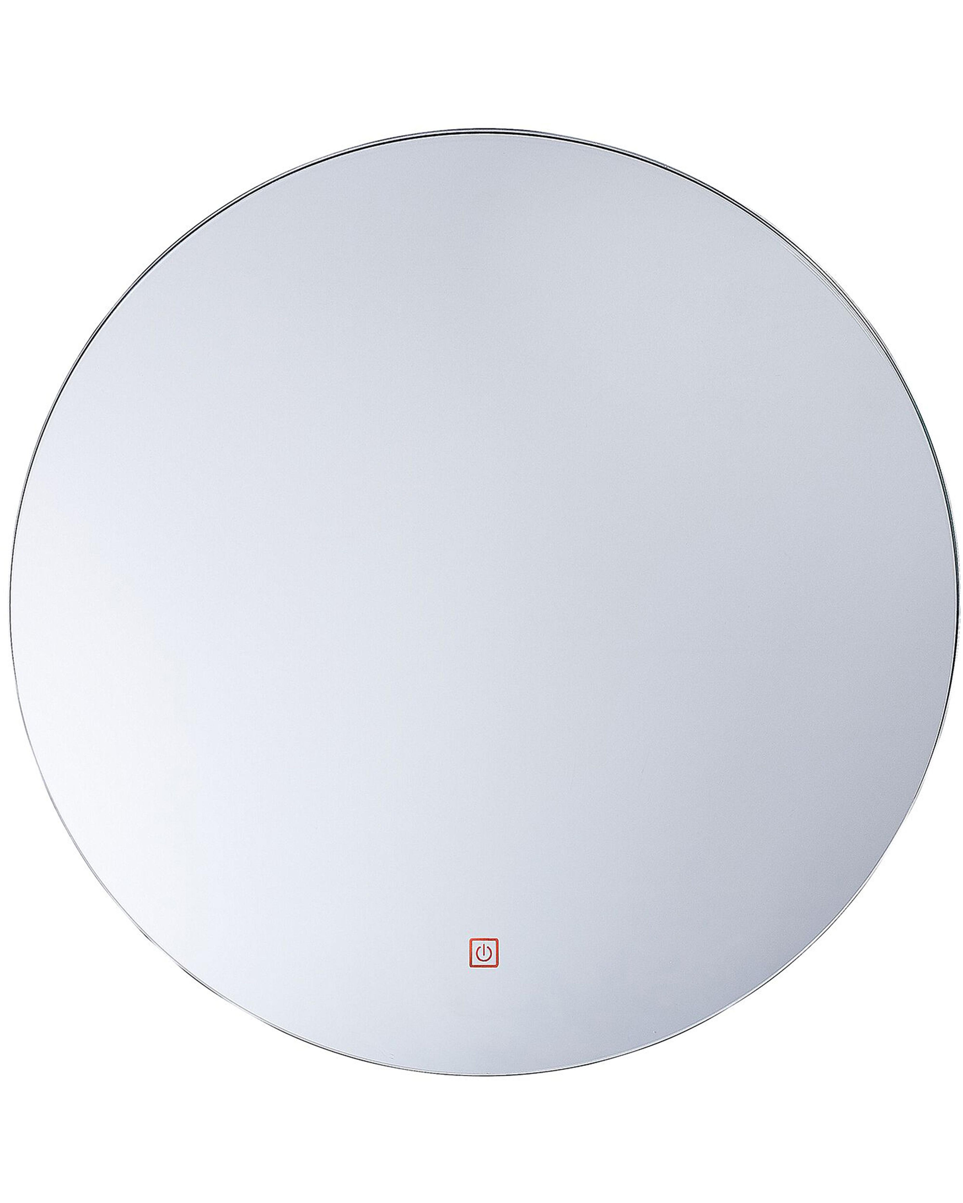 LED Bathroom Mirror CALLAC 60 cm 60 cm Silver