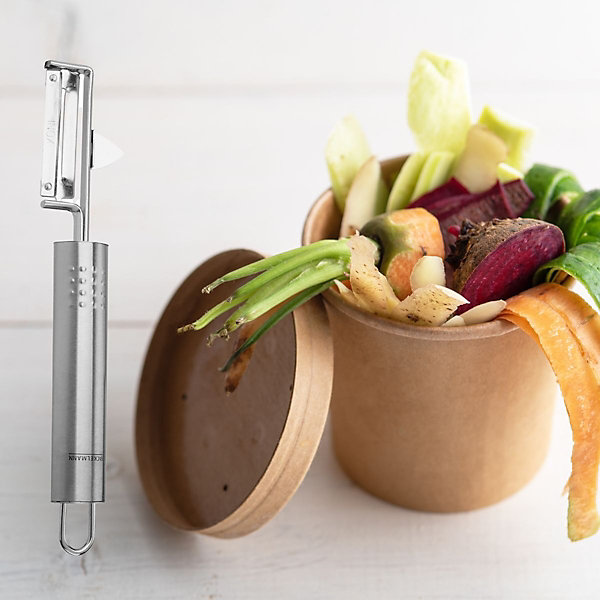 Eplucheur à légumes inox 19 cm Fackelmann Ovale