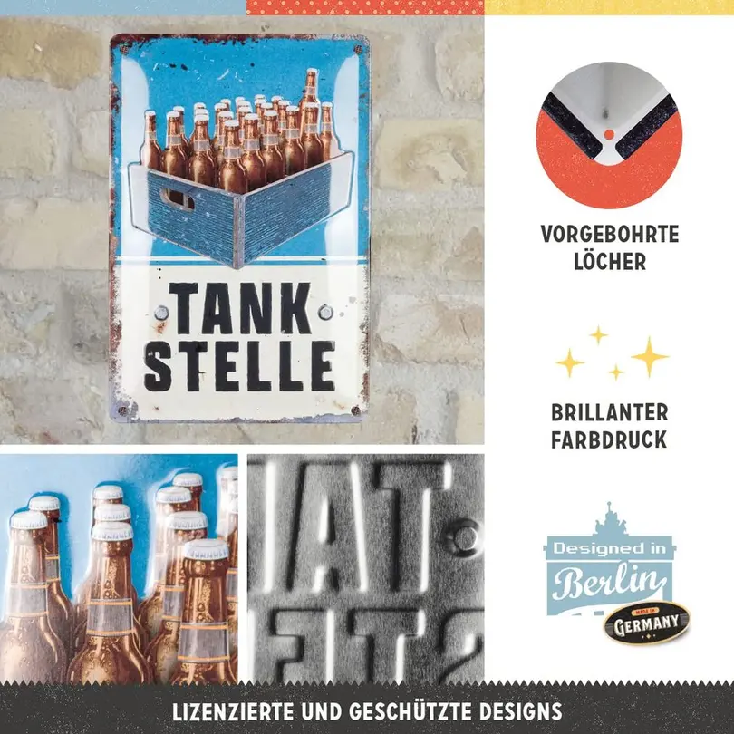 Dekoschild Nostalgic Art