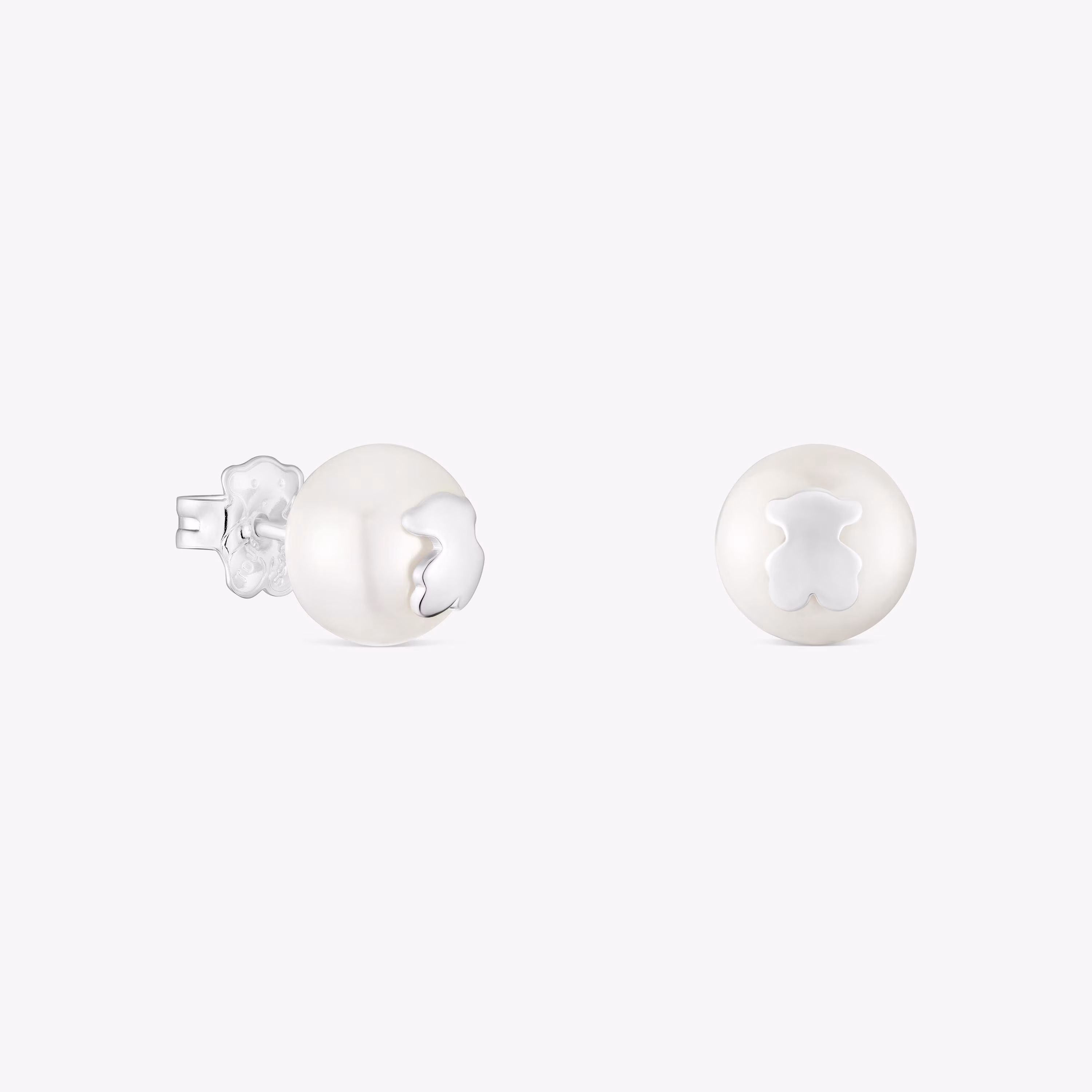 Pendientes de plata y perlas cultivadas 10,5 mm Icon Pearl