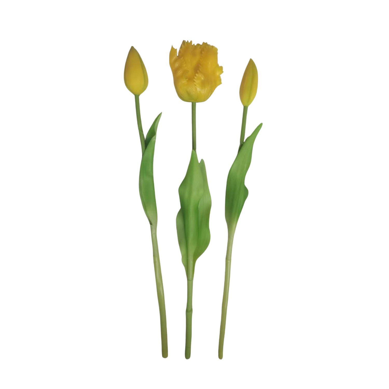 Mensa Home Sztuczny tulipan żółty (1szt. mix)