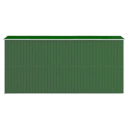 NNEVL Garden Shed Green 192x440x223 cm Galvanised Steel