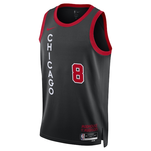 Zach LaVine Chicago Bulls Nike Unisex 2023/24 Swingman Jersey - Black - City Edition