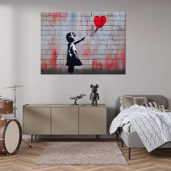 Feeby Obraz na płótnie, Dziewczynka z balonikiem Banksy 60x40