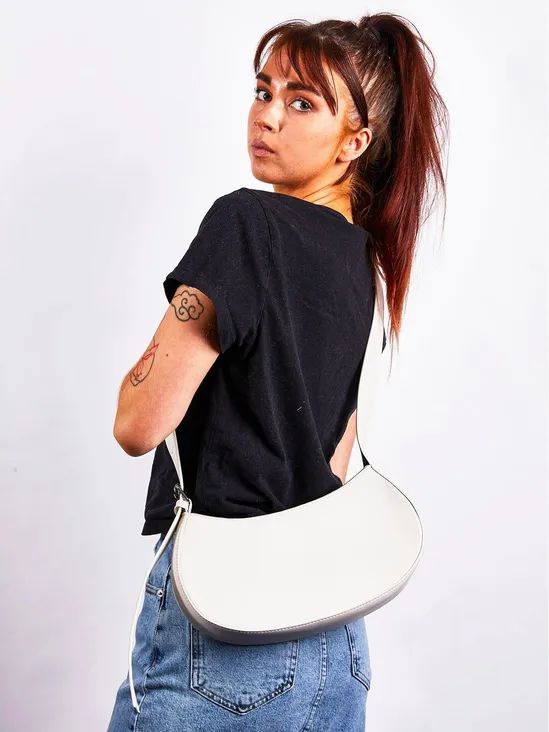 SVNX PU Leather Saddle Bag