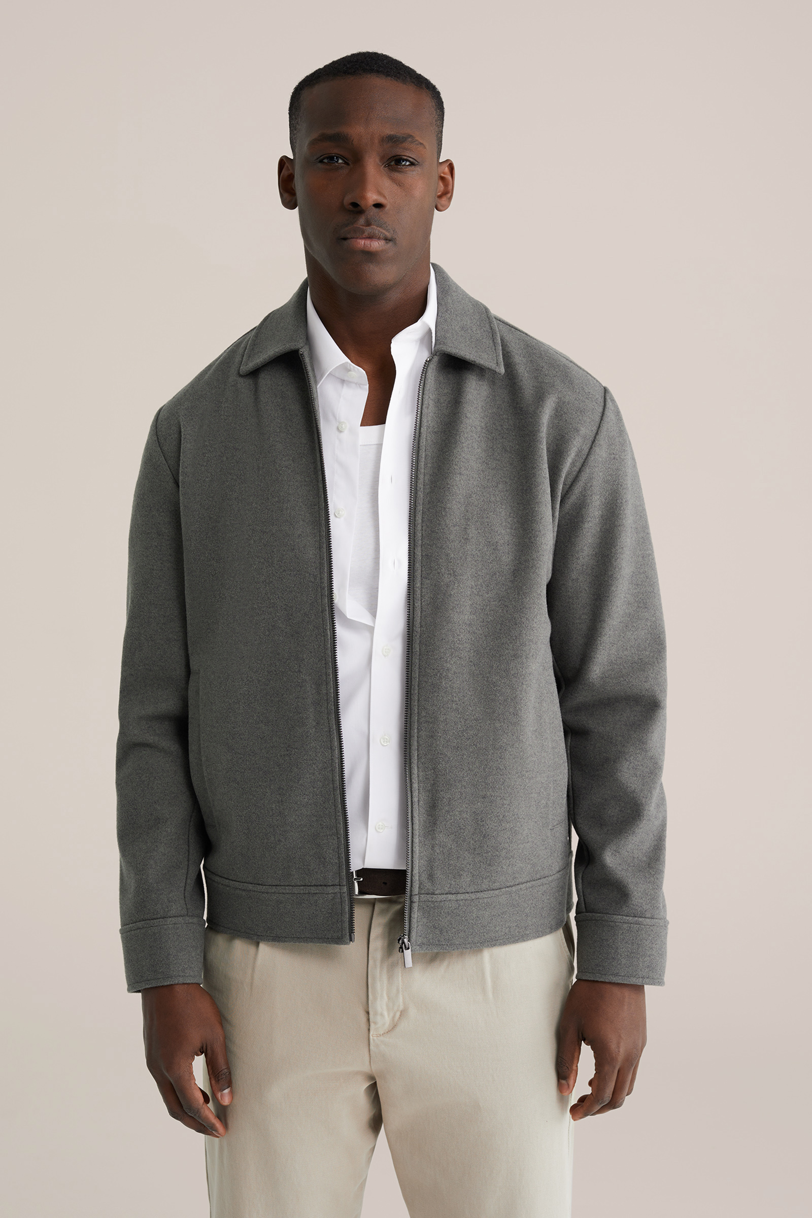 Heren regular fit vest